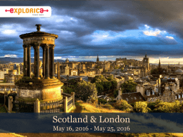 Scotland-London 2016 Power Point