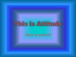 This is Attitude