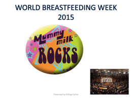 Click here for Breast Feeding presentation