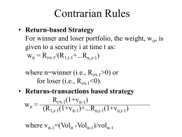 Contrarian Rules