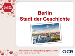 History of Berlin - Presentation (PPT, 1MB)