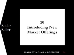 1 20 Introducing New Market Offerings