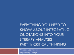 PART 1 Critical Thinking PowerPoint.