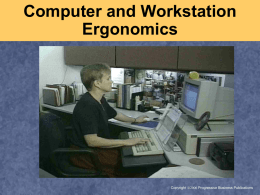 Computer Ergonomics PowerPoint
