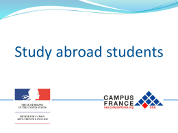Campus France PASTEL Account powerpoint