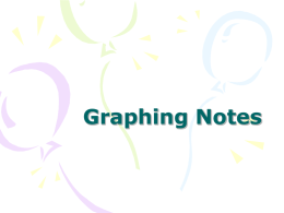Graphing Notes