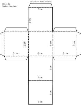 Lesson2.1- Student Cube Nets.pptx