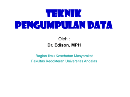 PENGUMPULAN DATA