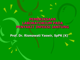 pemeriksaan laboratorium infeksi jantung