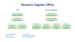 Research Degrees Office