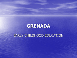Grenada: early childhood education