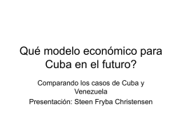 Qu  modelo econ mico para Cuba en el futuro
