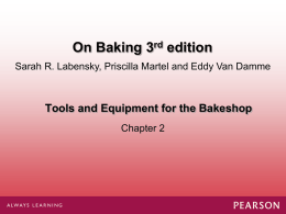 OB 3 Ch 2 Tools and Equipment for the Bakeshop.ppt