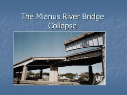 The Mianus River Bridge Collapse Group 11.ppt