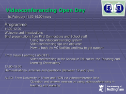 Open Day introduction