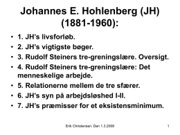 Johannes Hohlenberg  JH   1881-1960 