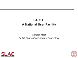 Hast FACET User Facility