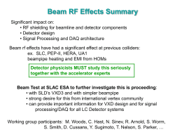 Beam RF Effects