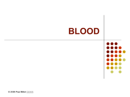 Powerpoint Presentation: Blood