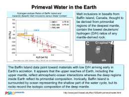 Primeval Water in the Earth