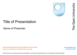 PILS powerpoint presentation template