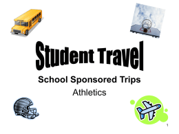 Student Travel - Athletic