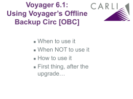 Offline Backup Circ (OBC)