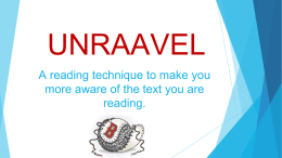 UNRAAVEL