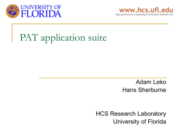PAT application testing suite