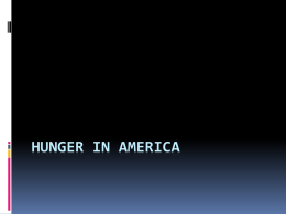 HungerinAmerica.ppt