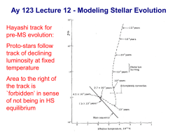 Lecture 12: Modeling Stellar Evolution