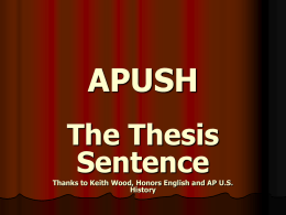 APUSH_Thesis_Writing[1]
