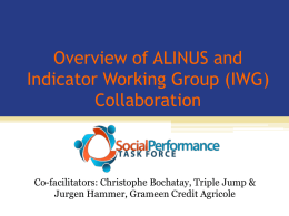 ALINUS working group