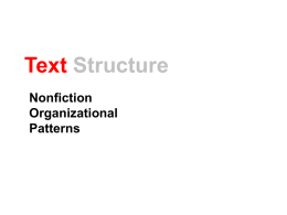 Text Structure PPT
