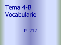 4B vocabulary