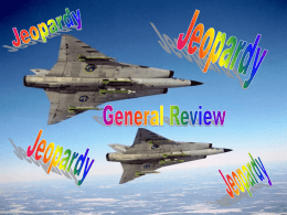 Pre Algebra Jeopardy Review