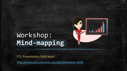 Mind mapping workshop slides