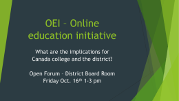 OEI Resources presentation