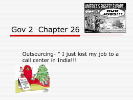 Outsourcing Notes Ch 26