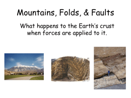Mountains, Folds, and Faults Notes