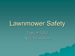 Lawnmower Safety