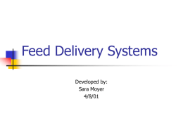 Feed Delivery Systems