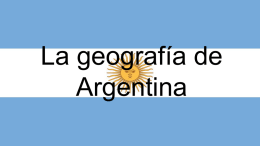 ARGENTINA GEOGRAPHY