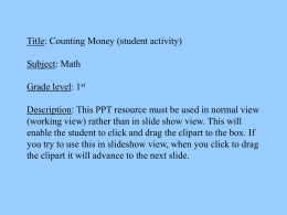 Counting_Money_student_activity_1st_grd.ppt
