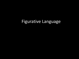 Figurative Language Activity