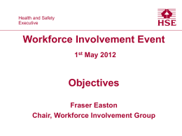 Presentation - Purpose of the Day - Fraser Easton