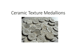Texture Clay Medallions