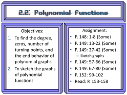 2 2 Polynomial Functions