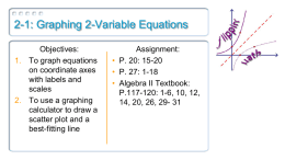 2-1 Graph 2 Variable Eqs