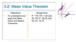 3 2 Mean Value Th
